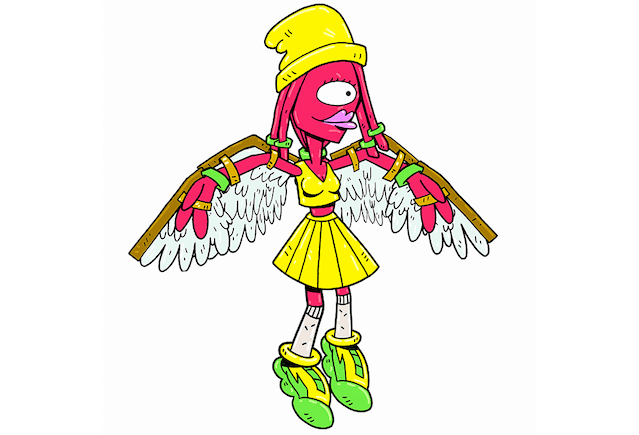 Lewanda's got a new look, and she rocks the icarus wings.