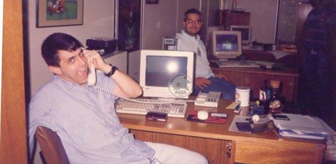 Alexandre working at TecToy in the 90's